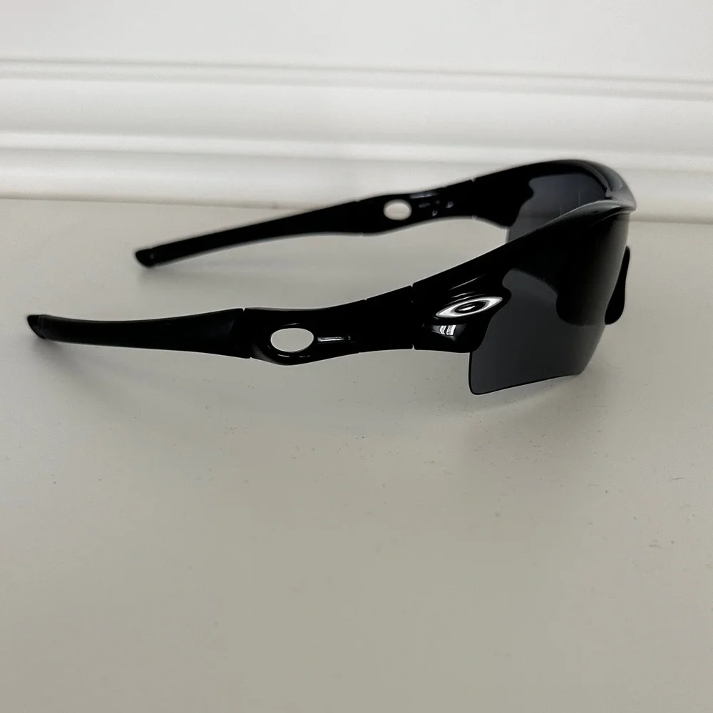 Oakley Glossy Black Radarlock Performance Sunglasses